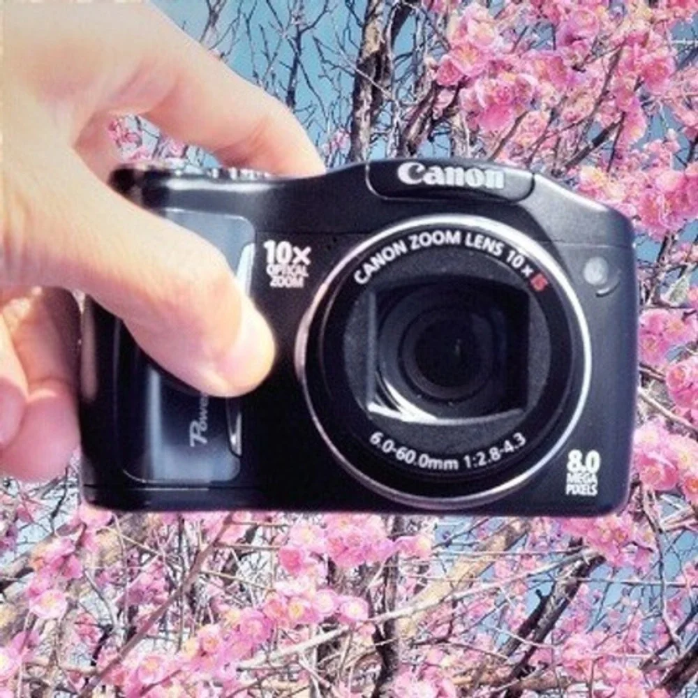 Vintage Digicam Y2K Canon PowerShot SX100 IS Digital Camera Y2K Tested & Working